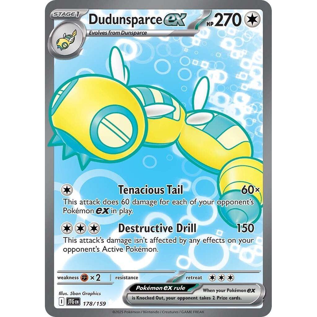 JTG_178/159 DUDUNSPARCE EX *Journey Together*  English Pokemon TCG_Art Rare