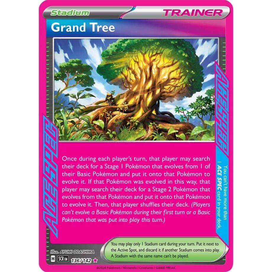 SCR_136/142 GRAND TREE Trainer *Stellar Crown*  English Pokemon TCG_Rare