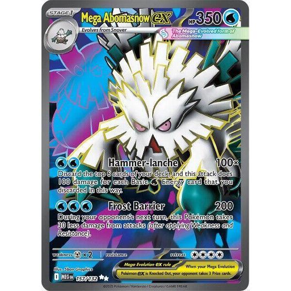 MEG_157/132 Mega ABOMASNOW EX AR *Mega Evolutions*  English Pokemon TCG_Double Rare