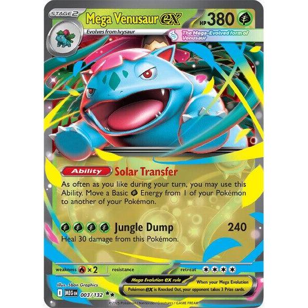 MEG_003/132 Mega VENUSAUR EX *Mega Evolutions*  English Pokemon TCG_Double Rare