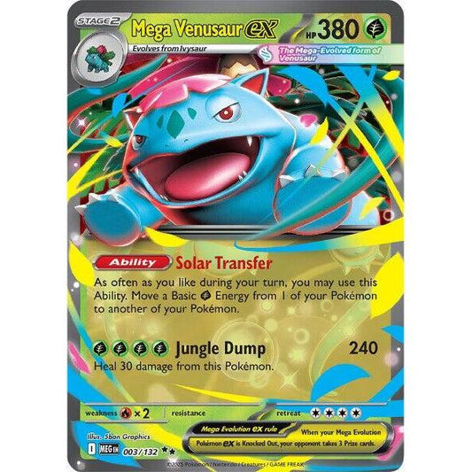 MEG_003/132 Mega VENUSAUR EX *Mega Evolutions*  English Pokemon TCG_Double Rare