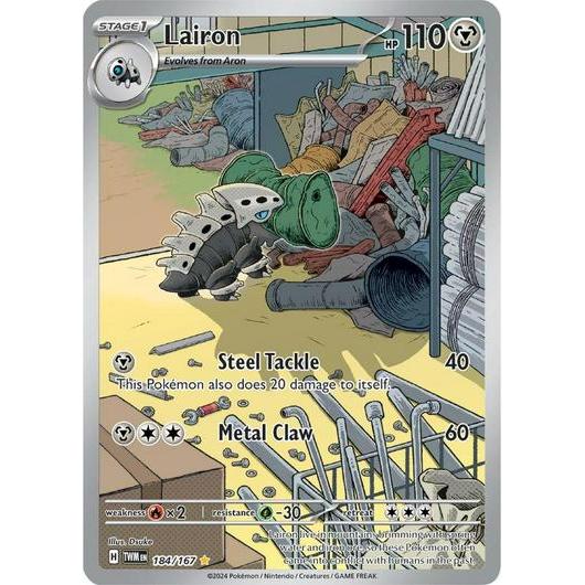 TWM_184 LAIRON *Twilight Masquerade*  English Pokemon TCG_Art Rare