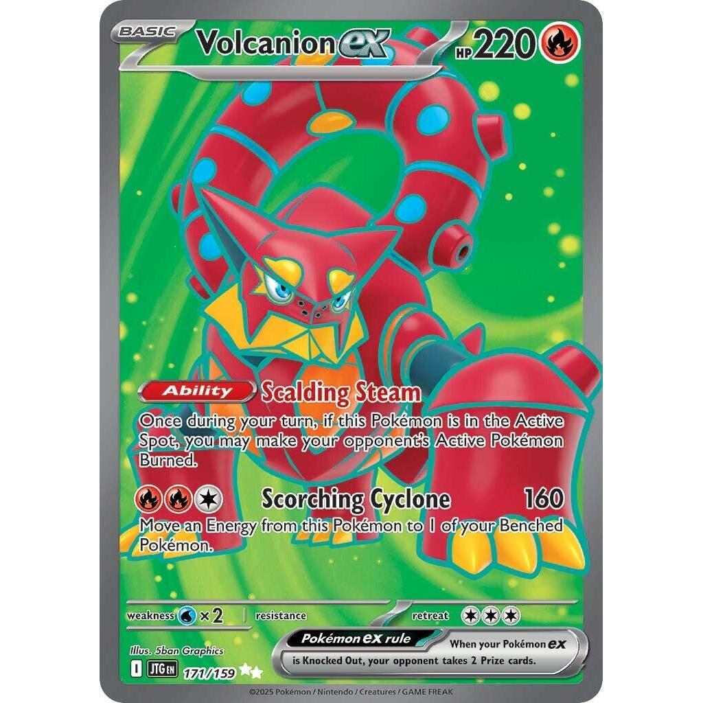 JTG_171/159 VOLCANION EX *Journey Together*  English Pokemon TCG_Double Rare
