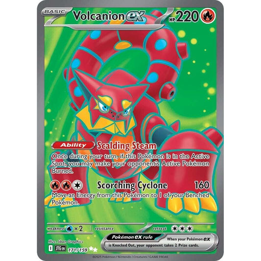 JTG_171/159 VOLCANION EX *Journey Together*  English Pokemon TCG_Double Rare