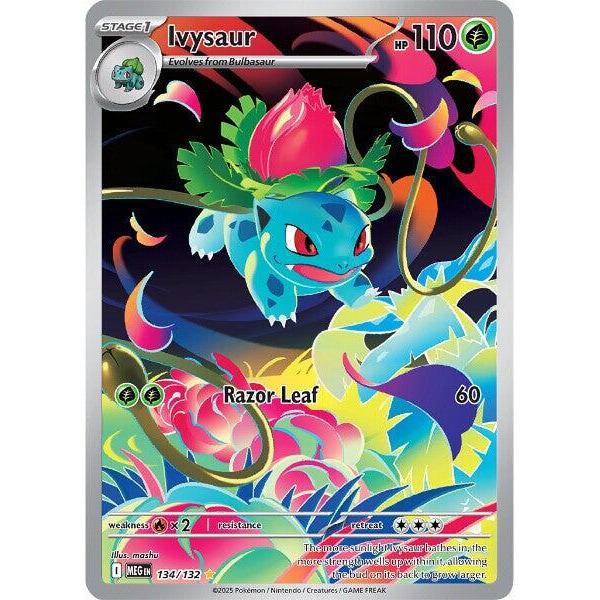 MEG_134/132 IVYSAUR *Mega Evolutions* AR English Pokemon TCG_Art Rare