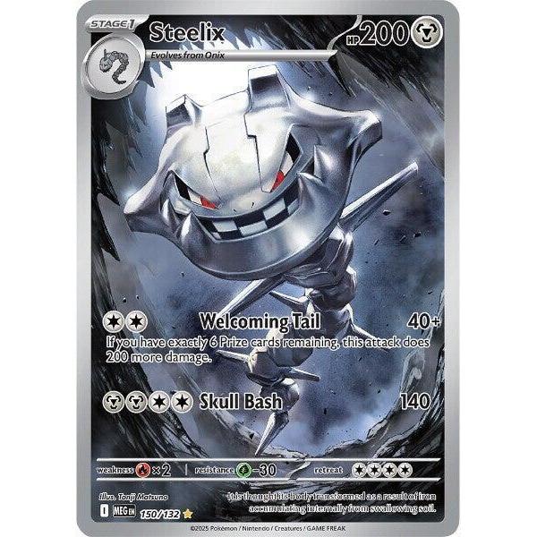 MEG_150/132 STEELIX *Mega Evolutions* AR English Pokemon TCG_Art Rare
