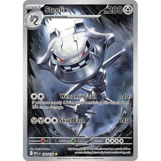 MEG_150/132 STEELIX *Mega Evolutions* AR English Pokemon TCG_Art Rare