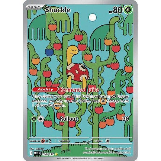 MEG_136/132 SHUCKLE *Mega Evolutions*  English Pokemon TCG_Illustration Rare
