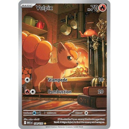 MEG_138/132 VULPIX *Mega Evolutions* AR English Pokemon TCG_Art Rare