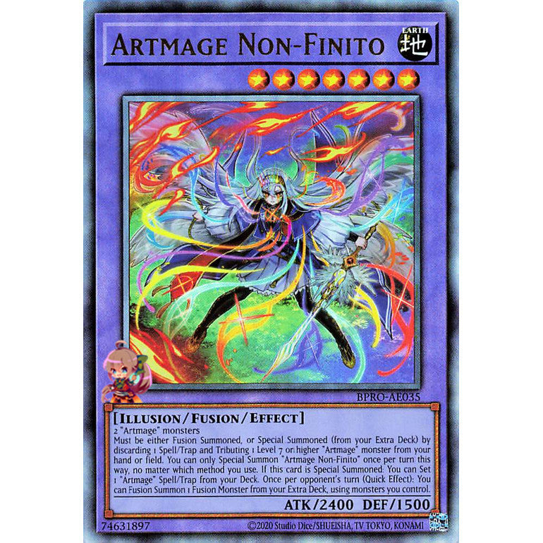 BPRO-AE035-UTR ARTMAGE NON-FINITO *Burst Protocol* Yugioh Yu-Gi-Oh Asian English Ultimate Rare