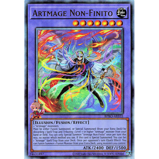 BPRO-AE035-UTR ARTMAGE NON-FINITO *Burst Protocol* Yugioh Yu-Gi-Oh Asian English Ultimate Rare