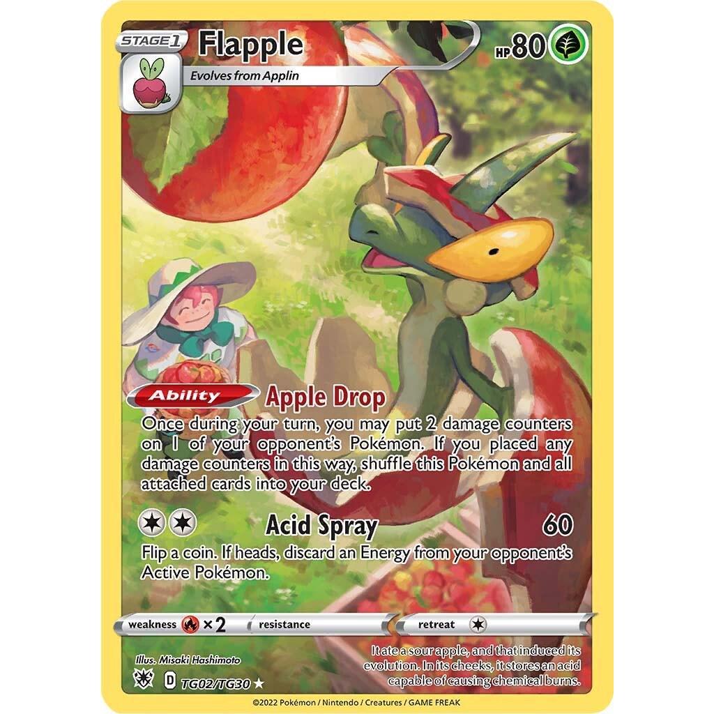 ASR_TG02/TG30 FLAPPLE *Astral Radiance* English Pokemon TCG Trainer Gallery
