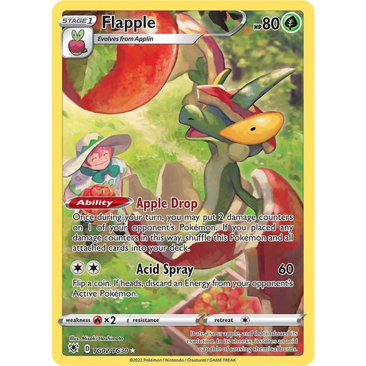 ASR_TG02/TG30 FLAPPLE *Astral Radiance* English Pokemon TCG Trainer Gallery