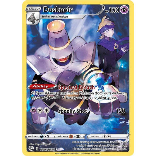 BRS_TG06/TG30 DUSKNOIR *Brilliant Stars* English Pokemon TCG Trainer Gallery