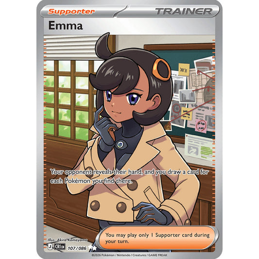 CRI_107/086 EMMA *Chaos Rising* UR Pokemon TCG Ultra Rare