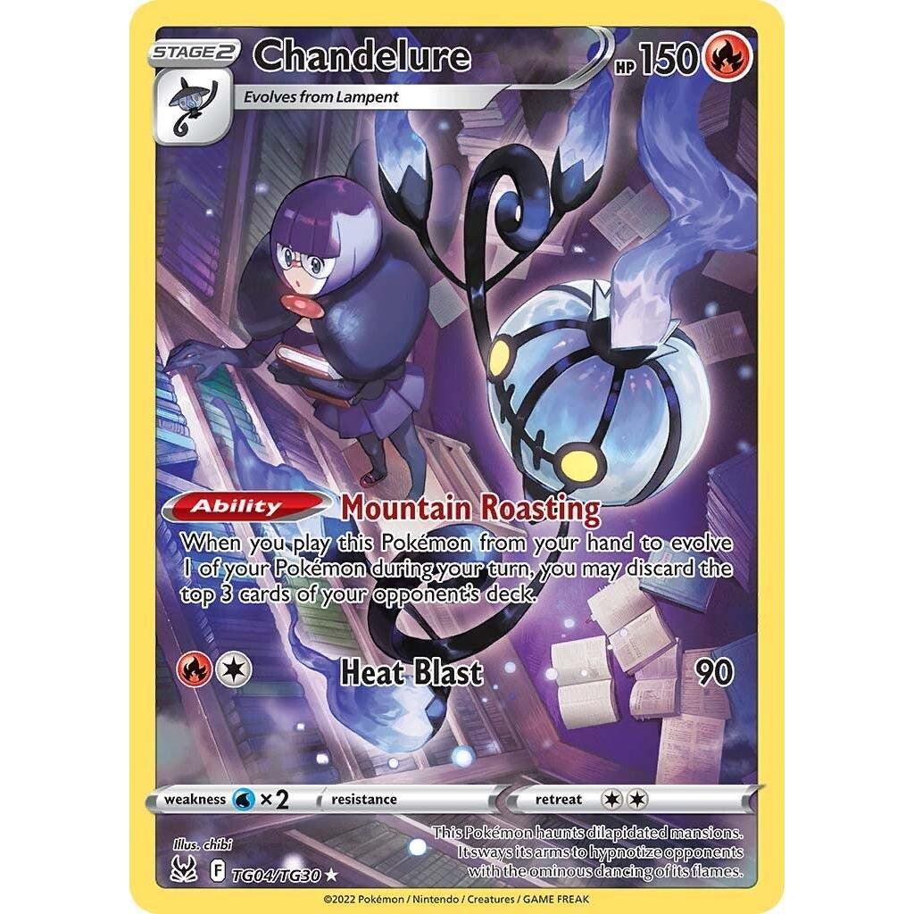 LOR_TG04/TG30 CHANDELURE *Lost Origins* English Pokemon TCG Trainer Gallery