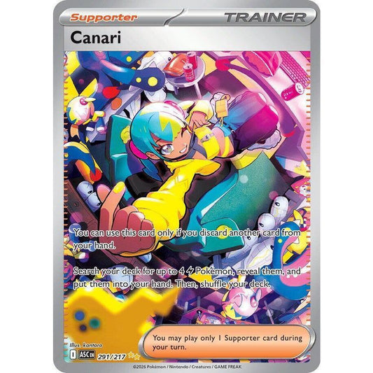 ASC_291/217 CANARI Trainer SIR *Ascended Heroes* English Foil Pokemon TCG Special Illustration Rare