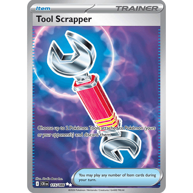 CRI_115/086 TOOL SCRAPPER *Chaos Rising* UR Pokemon TCG Ultra Rare