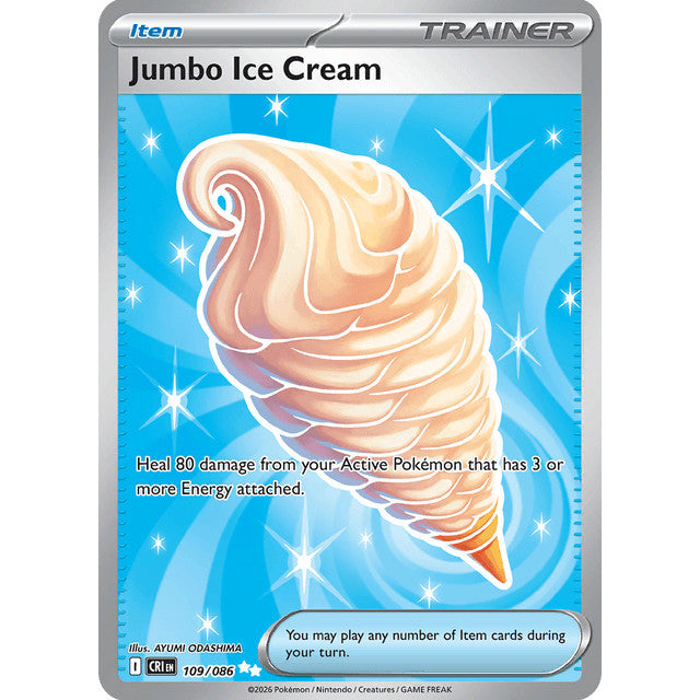CRI_109/086 JUMBO ICE CREAM *Chaos Rising* UR Pokemon TCG Ultra Rare