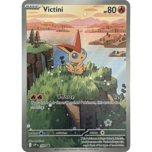 SVP_208 VICTINI*Black Star Promo* IR English Pokemon TCG Illustration Rare Promotional