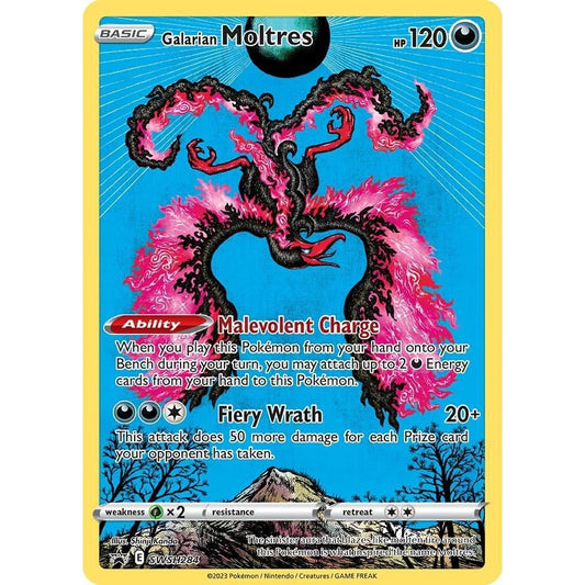 SWSH_284 Galarian MOLTRES *Black Star Promo Sword & Shield* English IR Pokemon TCG Illustration Rare