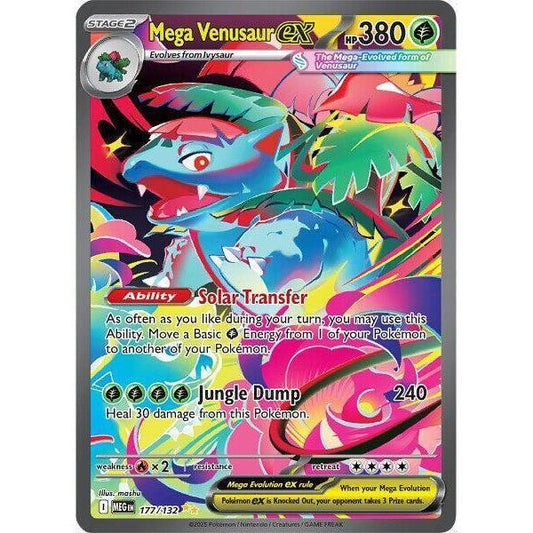 MEG_177/132 Mega VENUSAUR EX *Mega Evolutions* SAR English Pokemon TCG Special Illustration Rare