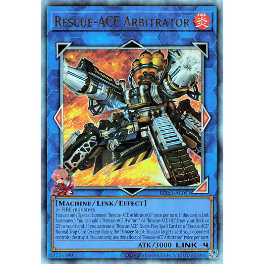 BPRO-AE051-UTR RESCUE-ACE ARBITRATOR *Burst Protocol* Yugioh Yu-Gi-Oh Asian English Ultimate Rare