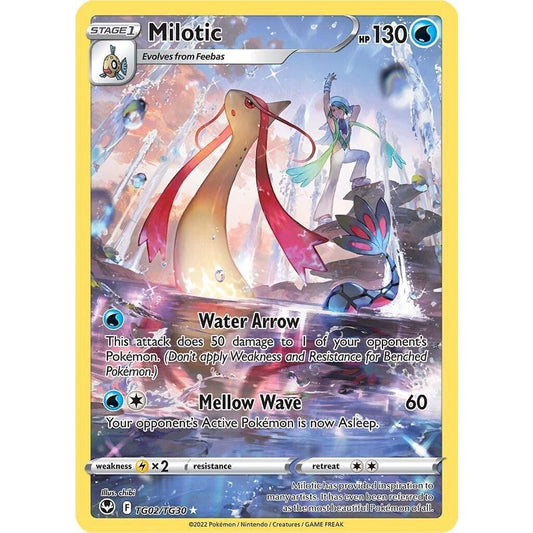 SIT_TG02/TG30 MILOTIC *Silver Tempest* English Pokemon TCG Trainer Gallery