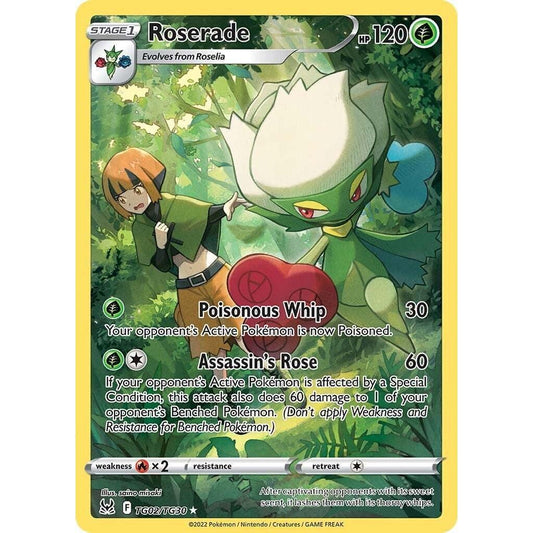 LOR_TG02/TG30 ROSERADE *Lost Origins* English Pokemon TCG Trainer Gallery