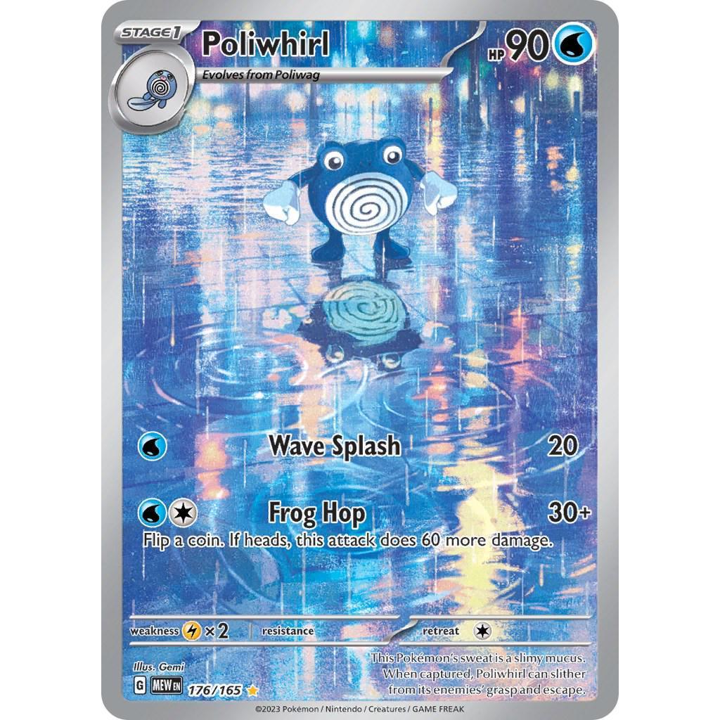 MEW_176/165 POLIWHIRL *Scarlet & Violet 151* IR English Pokemon TCG Illustration Rare