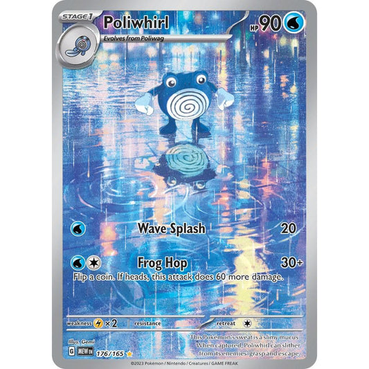 MEW_176/165 POLIWHIRL *Scarlet & Violet 151* IR English Pokemon TCG Illustration Rare