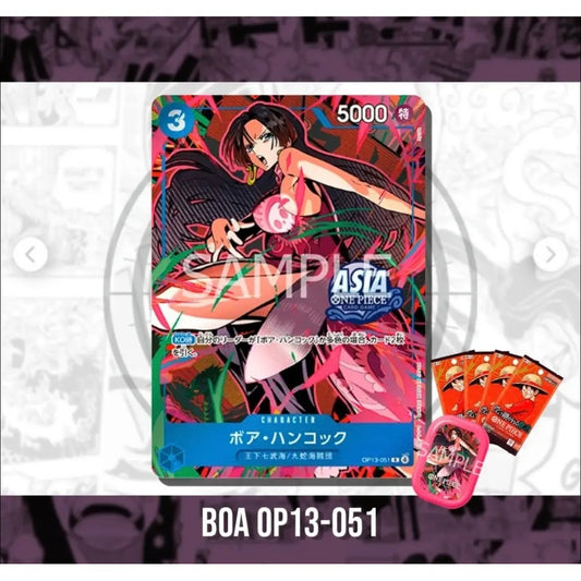 OP13_051*R  BOA HANCOCK Sealed *Mini-Tin Set Vol.3* One Piece TCG P-R Parallel Rare AA Promo