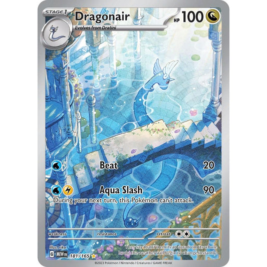 MEW_181/165 DRAGONAIR *Scarlet & Violet 151* IR English Pokemon TCG Illustration Rare