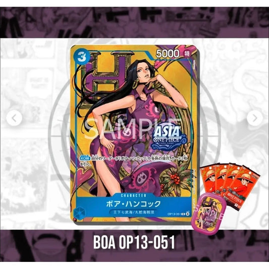 OP13_051*Y  BOA HANCOCK Sealed *Mini-Tin Set Vol.3* One Piece TCG P-R Parallel Rare AA Promo