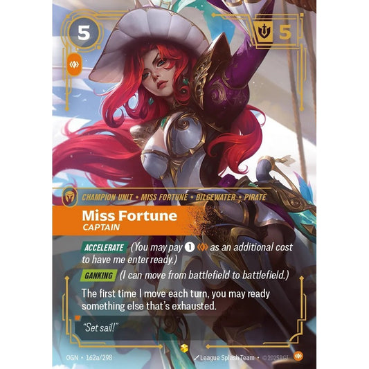OGN_162a MISS FORTUNE, CAPTAIN * Riftbound TCG - Unleashed * Body Unit AA-Epic