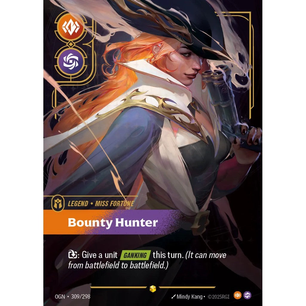 OGN_309 MISS FORTUNE BOUNTY HUNTER (ON) * Riftbound TCG - Origins * OVN Overnumber | Authentic League of Legends