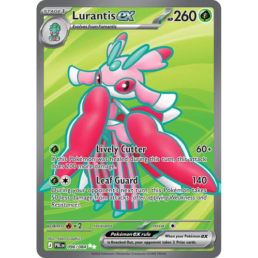 PBL_096/084 LURANTIS *Pitch Black* UR English Holofoil Pokemon TCG_Ultra Rare