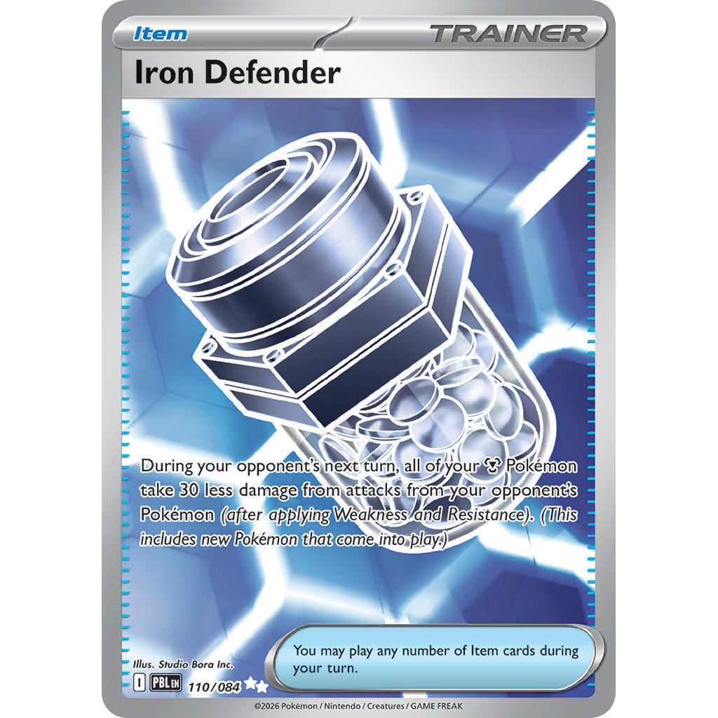PBL_110/084 IRON DEFENDER *Pitch Black* UR English Holofoil Pokemon TCG_Ultra Rare
