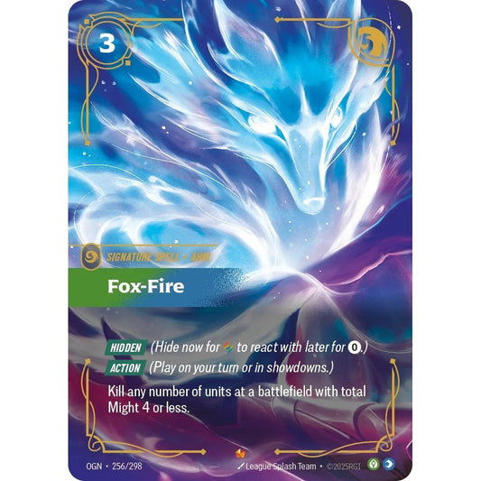 OGN_256 FOX-FIRE * Riftbound TCG - Origins * Calm Spell Epic