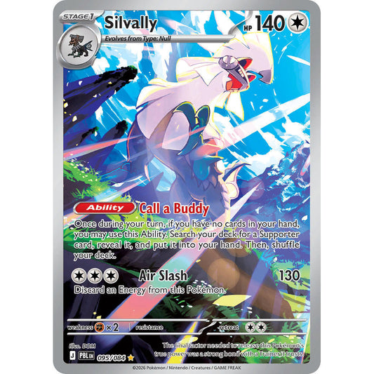PBL_095/084 SILVALLY *Pitch Black* IR English Holofoil Pokemon TCG_Illustration Rare