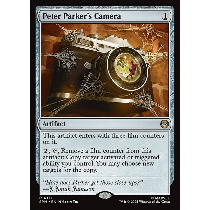 SPM_171 Peter Parker's Camera *Marvel's Spider-Man* MTG Magic: The Gathering_Rare