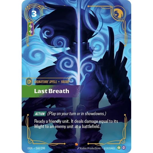 OGN_260 LAST BREATH * Riftbound TCG - Origins * Calm Spell Epic