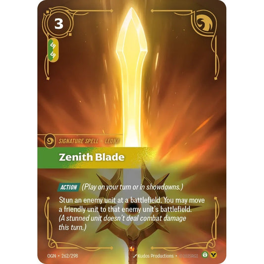 OGN_262 ZENITH BLADE * Riftbound TCG - Origins * Calm Spell Epic