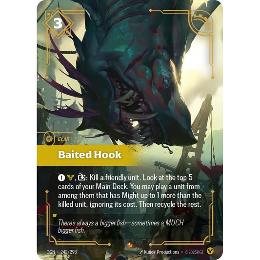 OGN_242 BAITED HOOK * Riftbound TCG - Origins * Order Spell Epic