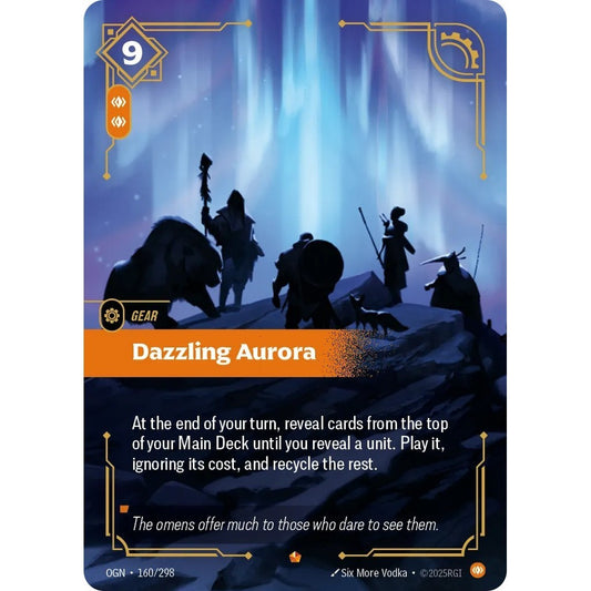 OGN_160 DAZZLING AURORA * Riftbound TCG - Origins * Body Spell Epic