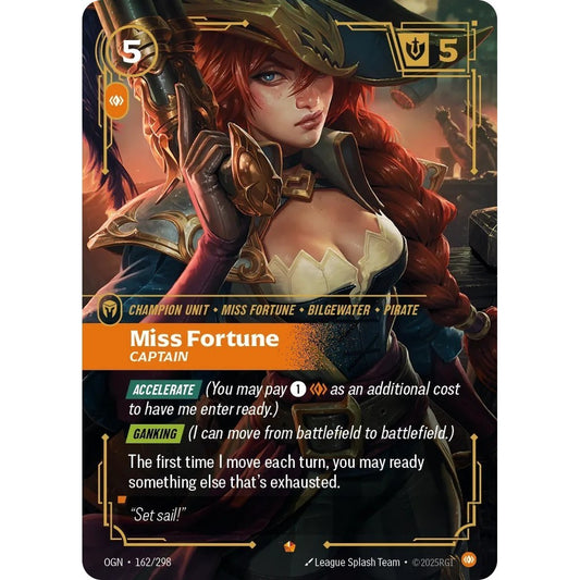 OGN_162 MISS FORTUNE, CAPTAIN * Riftbound TCG - Origins * Body Unit Epic