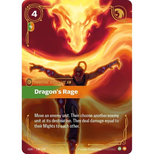 OGN_258 DRAGON'S RAGE * Riftbound TCG - Origins * Calm Spell Epic