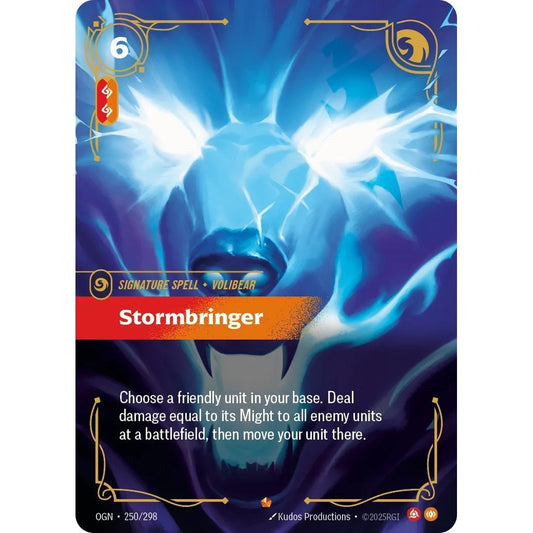 OGN_250 STORMBRINGER * Riftbound TCG - Origins * Fury Spell Epic