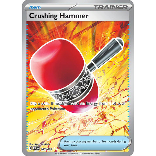 PBL_105/084 CRUSHING HAMMER *Pitch Black* UR English Holofoil Pokemon TCG_Ultra Rare