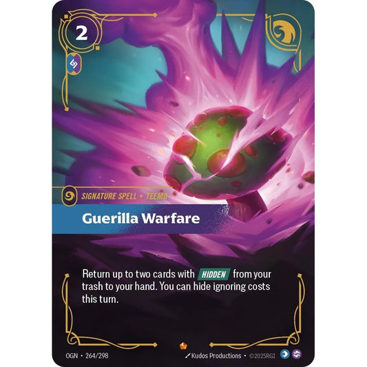 OGN_264 GUERILLA WARFARE * Riftbound TCG - Origins * Mind Spell Epic